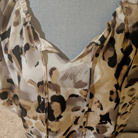 Ann Taylor Flowly Abstract Blouse - Picture 4 of 7